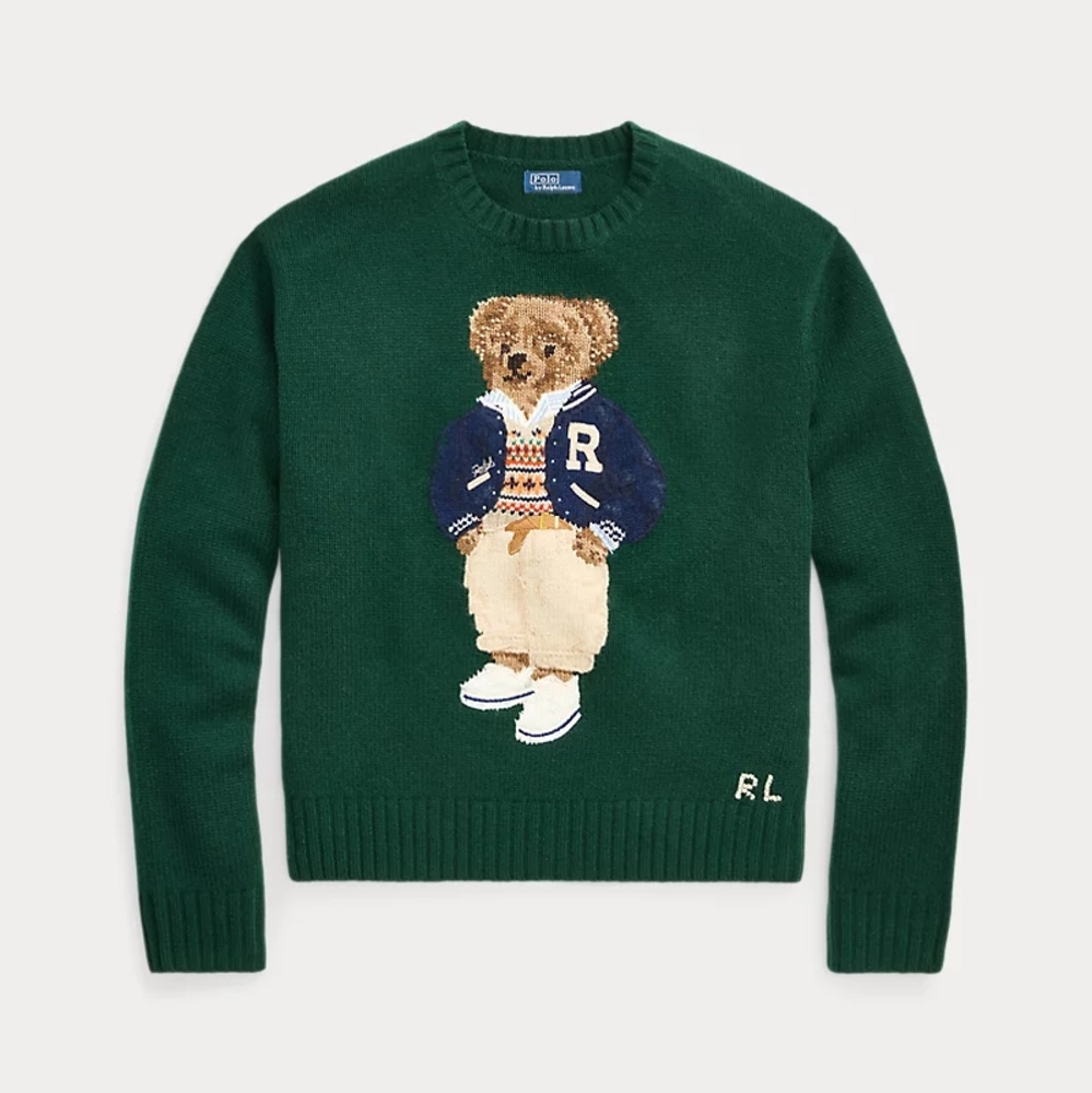 Polo Ralph Lauren Bear Wool-Cashmere Jumper NWOT